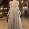 Off Shoulder Evening Dress Bridesmaid Dress French Chic Dress（Processing time need 3-6 days）