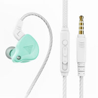 Qkz Ak6-x Sports Headphone In-ear Wire-controlled Headset with Microphone Hifi Bass Music Gaming Earphone Green