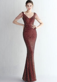 sequins plus Plus Size Formal Party Evening Dress