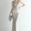 sequins plus Plus Size Formal Party Evening Dress