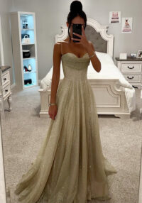 Spring Autumn Shiny Strap Fashion Party Dress