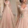 Spring Summer Long Dress V Neck Strapless Fashion Mesh Dress（Processing time need 3-6 days）