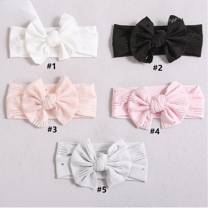 Unisex Solid Color Bow Headwear Wholesale 220302130