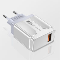 USB Charger Block Phone Charger One Port 68W USB 3.0 Power Adapter Smart Phone Wall Charger Block Cube white european gauge