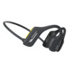 Wireless Headphones Headband Bone Conduction Earphones Clear Sound Calling Headphones Waterproof Earbuds Black