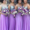Women Bridal Wedding Sequin Bridesmaid Dresses