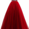 Women Burgundy Strapless Prom Evening Dress（Processing time need 3-6 days）