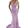 Women Clothing Fishtail Sequined Strapless Birthday Party Evening Dress（Processing time need 3-6 days）