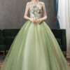 Women colorful puffy skirt maxi evening dress（Processing time need 3-6 days）