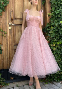 Women fairy puffy skirt formal party lace-up dress(process time 3-6 days)