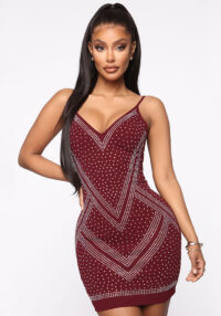Women Sexy Beaded Dress