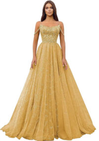 Women sexy off-shoulder suspender dress tulle wedding party ball evening dress(Processing time need 3-6 days)