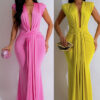 Women Sexy Sleeveless Maxi Dress