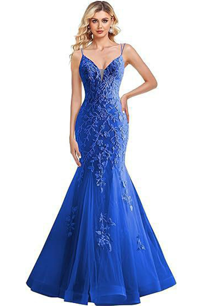 Women suspender V Neck fishtail sexy dress(Processing time need 3-6 days)