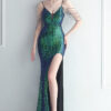 Women V-neck Formal Party Evening Dress