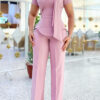 Women's elegant office pants suit