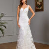 Women's White Lace Wedding Dress Bridal Gown