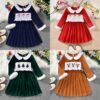 Baby Kid Girls Animals Cartoon Christmas Dresses Wholesale 25101505