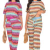 Women's Sexy Multi-Color Casual Two-Piece Pants Set